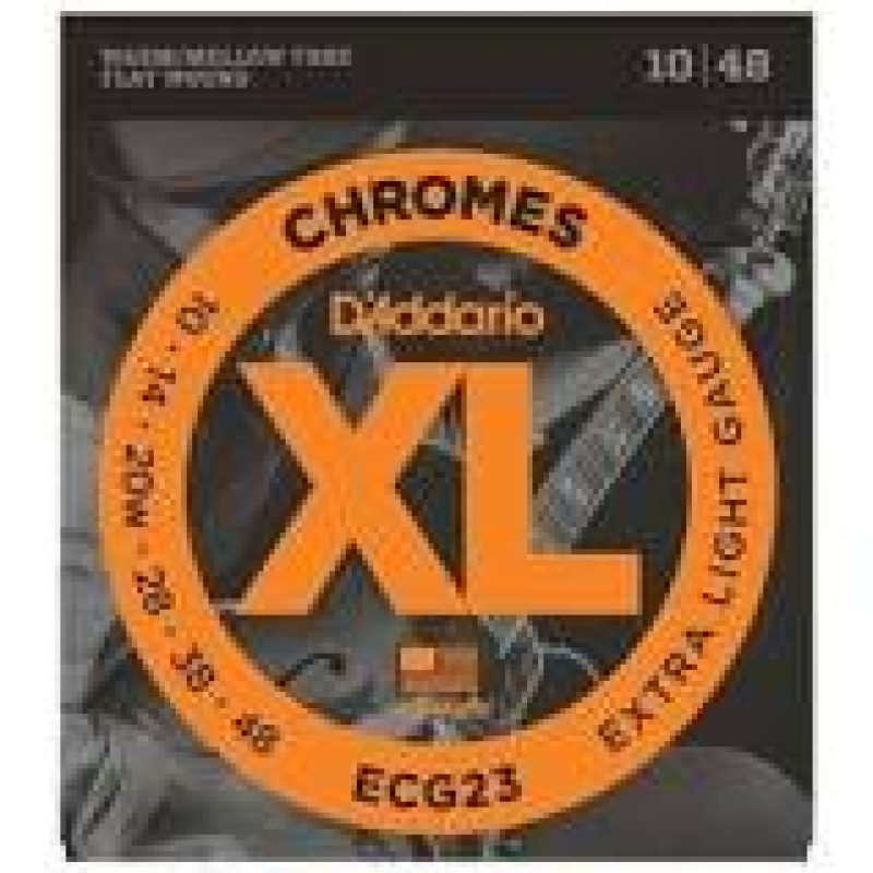 D'addario  ECG23 chromes flat wound electric guitar strings